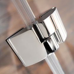 BREUER - Espira U-kabine - D�r med fast panel