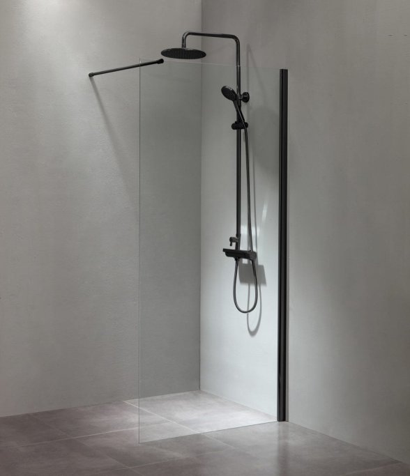 Cass�e Slim brusev�g - Klart Glas - Sorte profiler