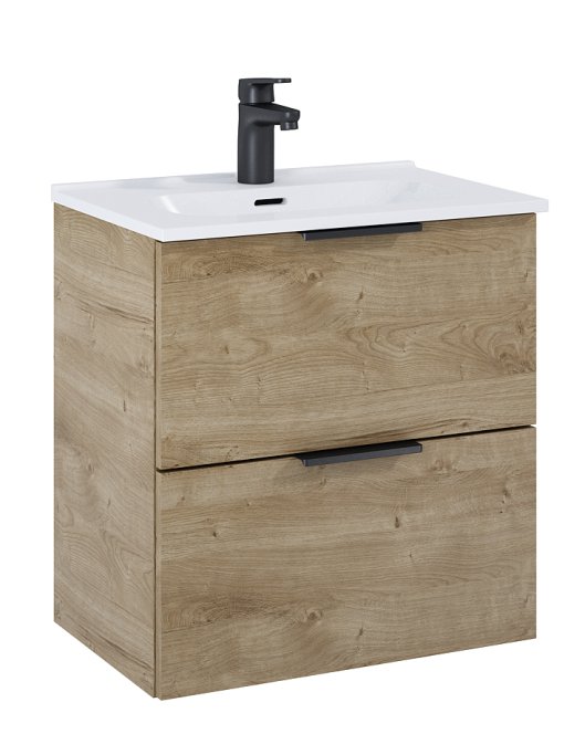 Ronda - 50 cm Mbelst - 2 skuffer - 36 cm dyb - Eg