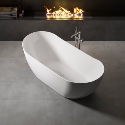 Sofia  Fritstende badekar - 180x80 cm