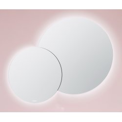 Livorno Dobbeltspejl 80/60 - Rund model - Backlight LED lys