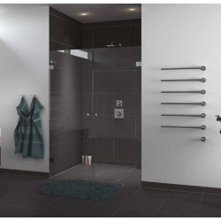 Balneo LUX Hngslet dobbelt svingdr - 8 mm glas - Efter ml