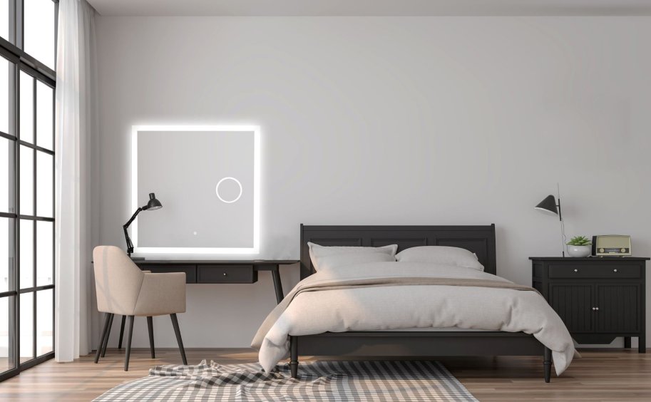 NY Mie 3 Spejl med LED lys og kosmetikspejl - flere strrelser