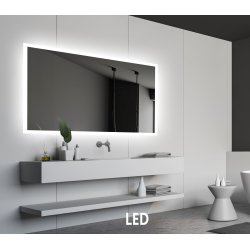 NY Mie 1 V. Spejl med LED lys og Antidamp - Flere strrelser