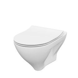 Mind rimless - Vghngt toilet  - Hvid porceln - Euro White glasur - Inkl. sde