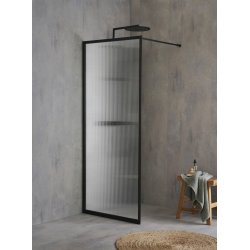 New York brusev�g - Sort ramme - Riflet Glas