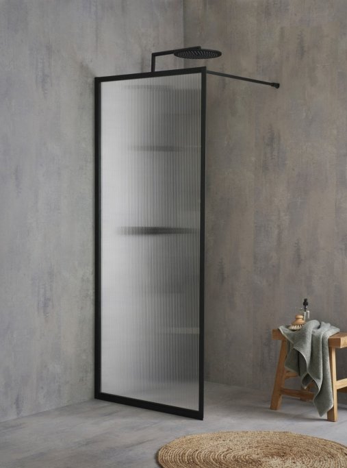 New York brusevg - Sort ramme - Riflet Glas