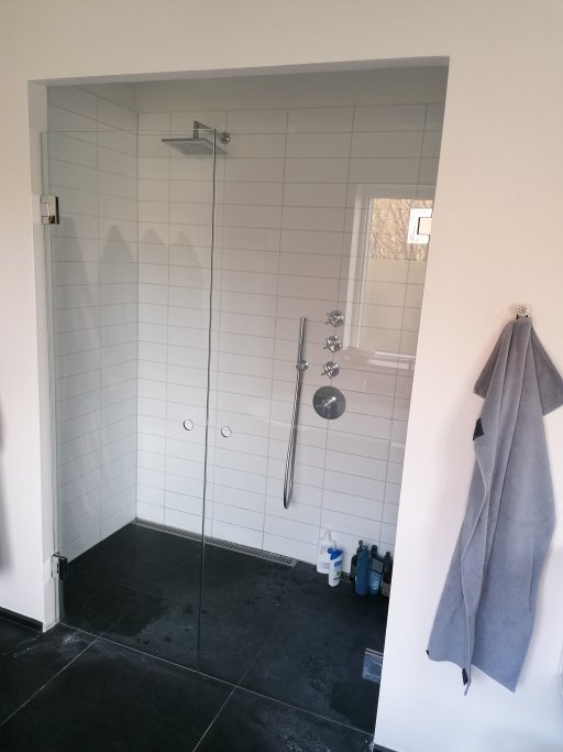 Balneo LUX Hngslet dobbelt svingdr - 8 mm glas - Efter ml