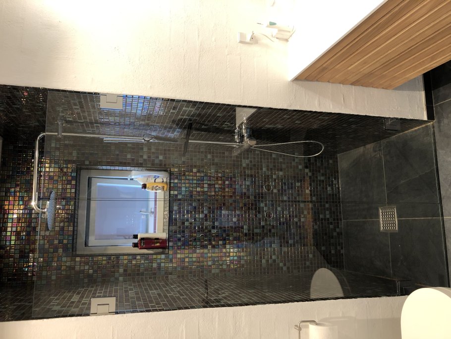 Balneo LUX Hngslet dobbelt svingdr - 8 mm glas - Efter ml