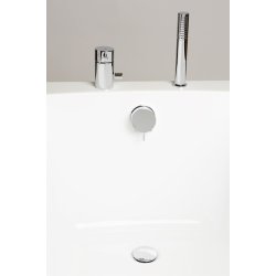 Danline armaturpakke til badekar med overlbs pfyldning - Krom