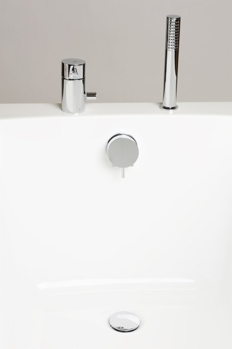 Danline armaturpakke til badekar med overlbs pfyldning - Krom