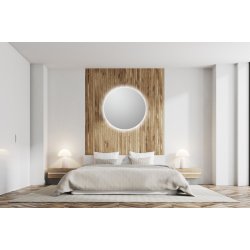 NY Puk V - Rundt backlight spejl med Antidamp - Mange strrelser