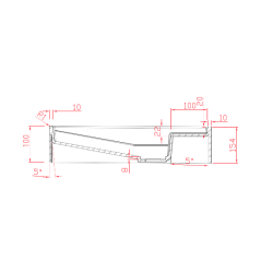 Vordingborg 450 - Hndvask - Solid Surface - OUTLET