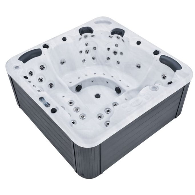 Neptun Resar� - Black Edition - Udespa - 229 x 229 cm - m. WiFi og Lydanl�g