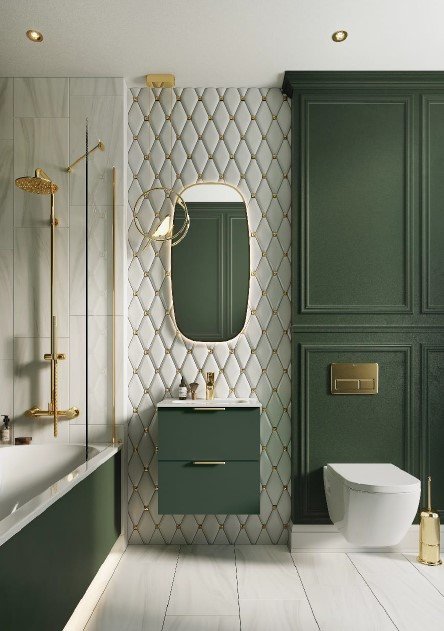 Ronda - 50 cm Mbelst - 2 skuffer - 36 cm dyb - Mat Grn