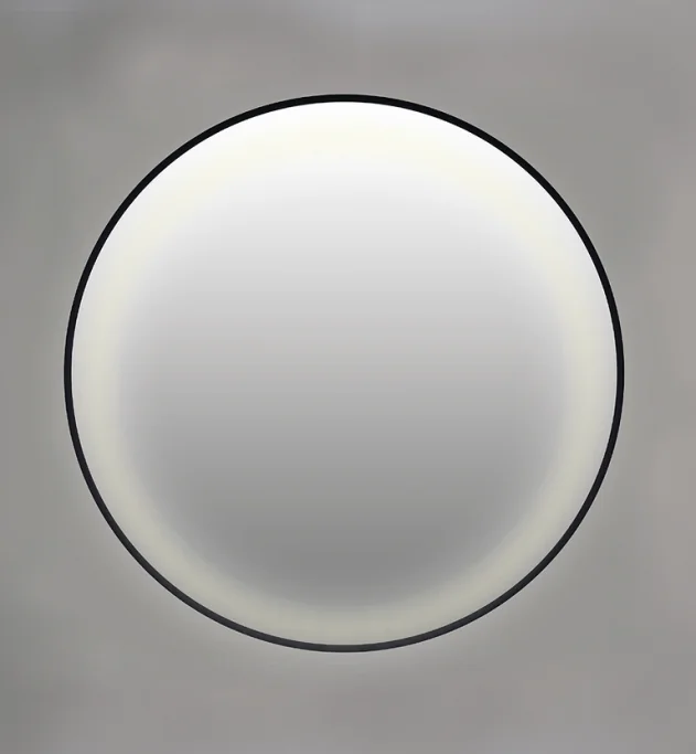 Rundt spejl med direkte LED lys, SP24, Rammer i flere farver