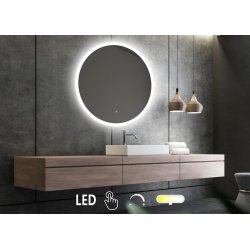 NY Sandra 2 Spejl med LED front- og backlight, farveskift, dmpning - Mange strrelser