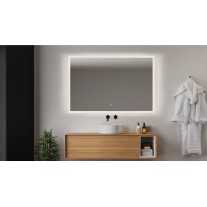 Sevilla 1 Spejl med LED front-, backlight, og farveskift - Mange strrelser