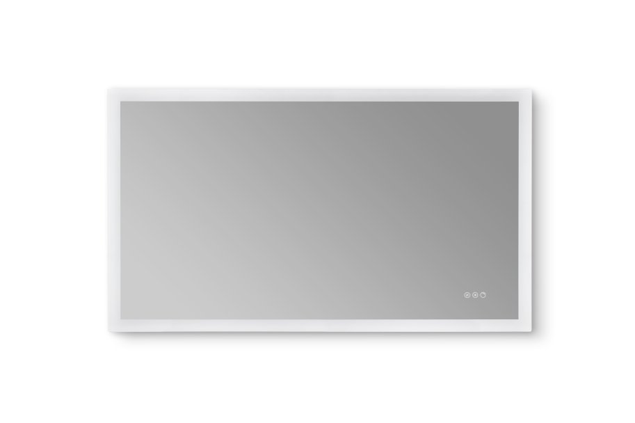 Sevilla 3 Spejl med LED front-, backlight, dmpning, farveskift og varme - Mange strrelser