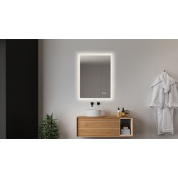 Sevilla 3 Spejl med LED front-, backlight, dmpning, farveskift og varme - Mange strrelser