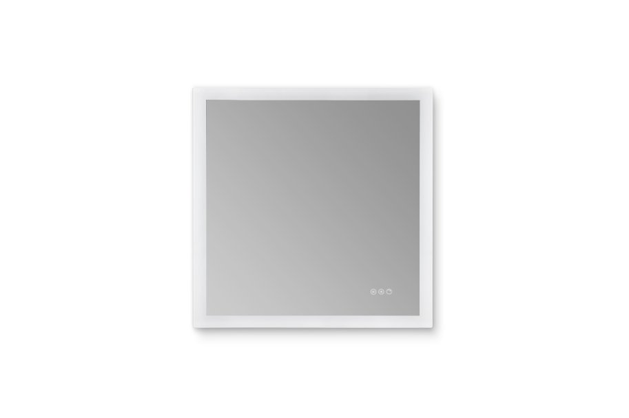 Sevilla 3 Spejl med LED front-, backlight, dmpning, farveskift og varme - Mange strrelser