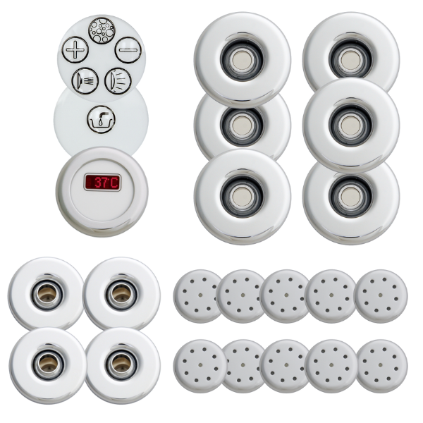 Vigga Venstre 160x105 cm asymmetrisk spabad