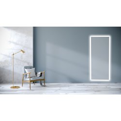 NY Tenna 1 hjt spejl med LED lysramme - 160 cm - 3 bredder