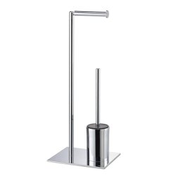 Tube- Toiletpapir / WC Brste holder - Krom