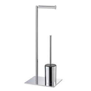 Tube- Toiletpapir / WC Brste holder - Krom
