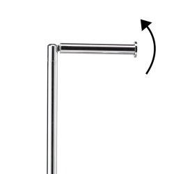 Tube- Toiletpapir / WC Brste holder - Krom