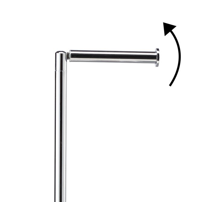 Tube- Toiletpapir / WC Brste holder - Krom
