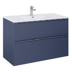 Villa - 100 cm Mbelst - 2 skuffer - 45 cm dyb - Mat Marinebl