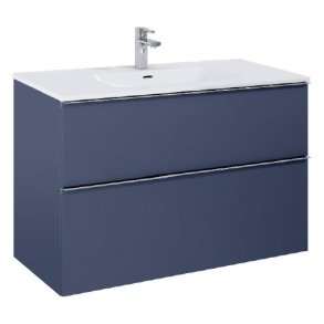 Villa - 100 cm Mbelst - 2 skuffer - 45 cm dyb - Mat Marinebl