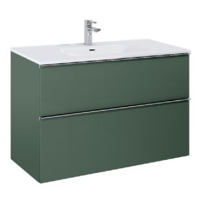 Villa - 100 cm Mbelst - 2 skuffer - 45 cm dyb - Mat Grn