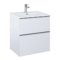 Villa - 60 cm Mbelst - 2 skuffer - 45 cm dyb - Blank Hvid