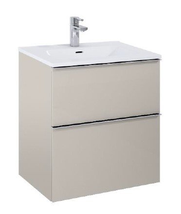 Villa - 60 cm Mbelst - 2 skuffer - 45 cm dyb - Mat Rgfarve