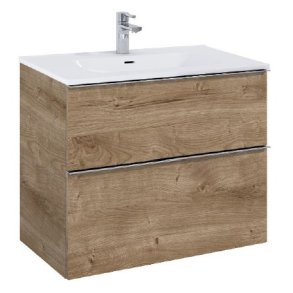 Villa - 80 cm Mbelst - 2 skuffer - 45 cm dyb - Eg