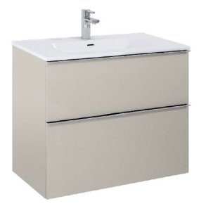 Villa - 80 cm Mbelst - 2 skuffer - 45 cm dyb - Mat Rgfarve