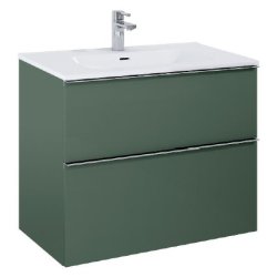 Villa - 80 cm Mbelst - 2 skuffer - 45 cm dyb - Mat Grn