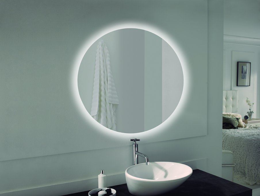 Daria - Rundt spejl med LED Backlight  - 3 strrelser