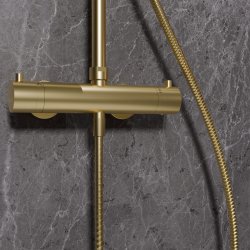 Aquamaxx 350 brusest - Brstet Guld/Messing