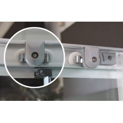 Brusekabine ART - Afrundet - 90x90 cm