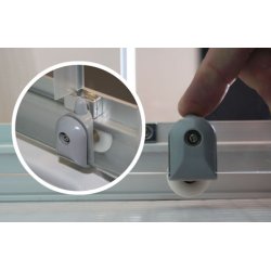 Brusekabine ART - Afrundet - 90x90 cm