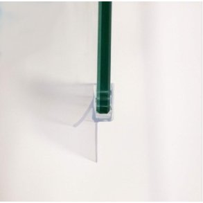 Breuer Gummiliste til 6mm buet glas.