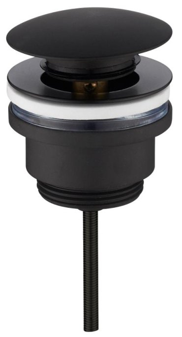 Pop-up ventil - Rund top - Universal - Mat Sort