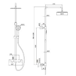 Centro Oval Brusest - Mat Sort
