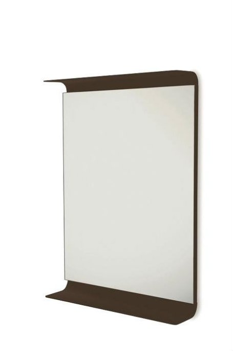 Curva Back Light LED spejl - Sort eller Hvid