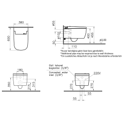 Diana L100 Basic - duschtoilet pakke - INKL. SDE