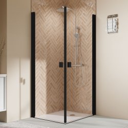 BREUER - ELANA 2.0 - Firkantet brusehjrne 2 dre - Firkantede profiler - Mange varianter