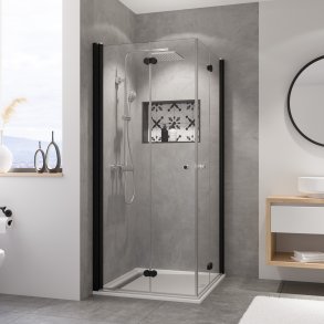 BREUER - BLACK EDITION - ELANA Komfort brusehjrne m. foldedre